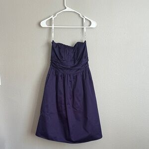 David's Bridal Strapless Purple Dress | Size 2